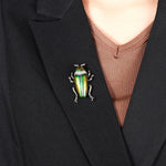 Load image into Gallery viewer, Beetle Insects Brooch for Women | Unique Animal Pin | Soria Jewelry