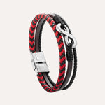 Load image into Gallery viewer, Braided Leather Bracelet for Men | Unique Infinity Symbol Design | Soria Jewelry