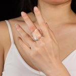 Load image into Gallery viewer, Ring for Women | Unique Clear Abstract Design | Soria Jewelry