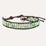 Load image into Gallery viewer, Beaded Woven Bracelet for Women | Fashion Double Layer Bead Design | Soria Jewelry