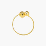 Load image into Gallery viewer, Necklace Bracelet Set Unique Gold Beads Design