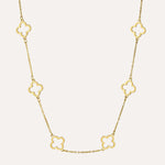 Load image into Gallery viewer, Four Leaf Clover Necklace for Women | Unique Hollow Chain Design | Soria Jewelry