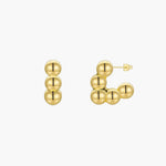 Load image into Gallery viewer, Beaded Hoop Earrings
