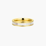 Load image into Gallery viewer, Mother of Pearl Iridescent Wedding Ring