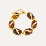 Load image into Gallery viewer, Bead Necklace Bracelet Set with Gold Chain for Women | Soria Jewelry