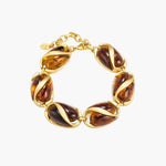 Load image into Gallery viewer, Bead Necklace Bracelet Set with Gold Chain