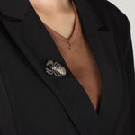 Load image into Gallery viewer, Crystal Spider Brooch for Women | Vintage Punk Style Pin | Soria Jewelry