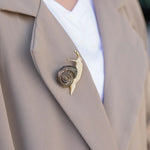 Load image into Gallery viewer, Vintage Snail Brooch Retro Pins for Women | Soria Jewelry
