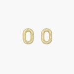 Load image into Gallery viewer, Gold Necklace Earrings Set Fashion Oval Design