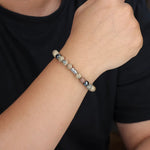 Load image into Gallery viewer, Vintage Beaded Bracelet for Men | Natural Hematite Stone Design | Soria Jewelry
