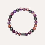 Load image into Gallery viewer, Vintage Beaded Bracelet for Men | Natural Hematite Stone Design | Soria Jewelry
