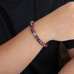 Load image into Gallery viewer, Vintage Beaded Bracelet for Men | Natural Hematite Stone Design | Soria Jewelry
