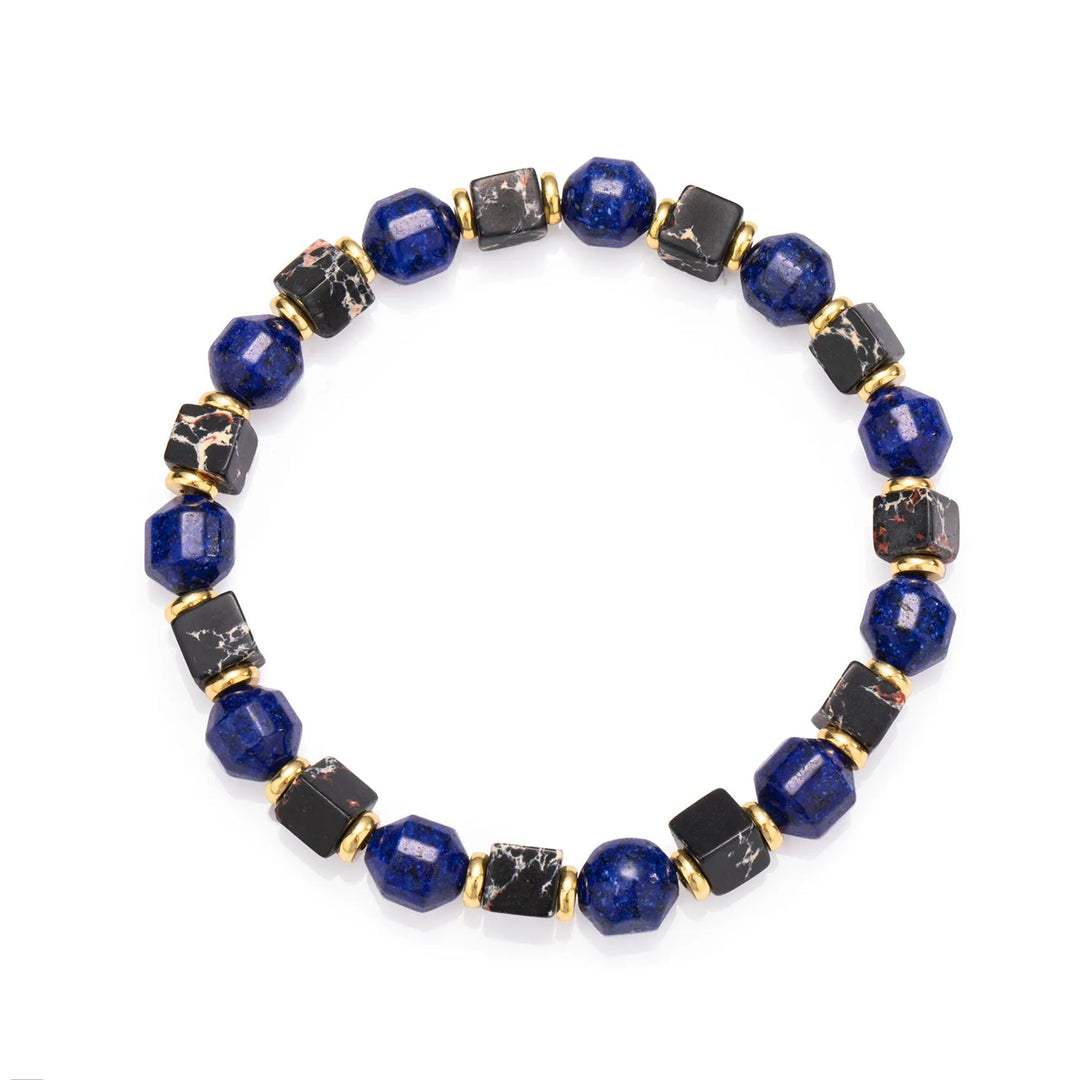 Beaded Bracelet for women | Natural Stone and Elastic Rope Design | Beaded Bracelet for women | Natural Stone and Elastic Rope Design | Soria Jewelry