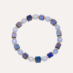 Load image into Gallery viewer, Beaded Bracelet for women | Natural Stone and Elastic Rope Design | Beaded Bracelet for women | Natural Stone and Elastic Rope Design | Soria Jewelry
