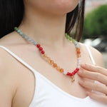 Load image into Gallery viewer, Beaded Necklace for Women | Boho Chic Colorful Initial beaded Design | Soria Jewelry
