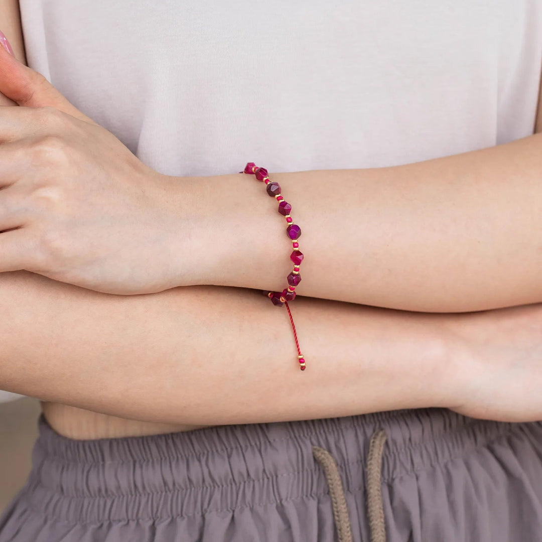 Beaded Bracelet for Women | Boho Trendy Braided Adjustable Jewelry | Soria Jewelry