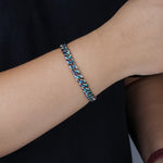 Load image into Gallery viewer, Colorful Cuban Link Bracelet | Fashion Chunky Men&#39;s Jewelry | Soria Jewelry
