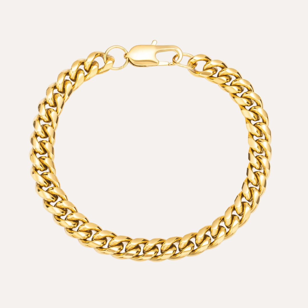 Cuban Link Chain Bracelet | Chunky Men's Jewelry | Soria Jewelry