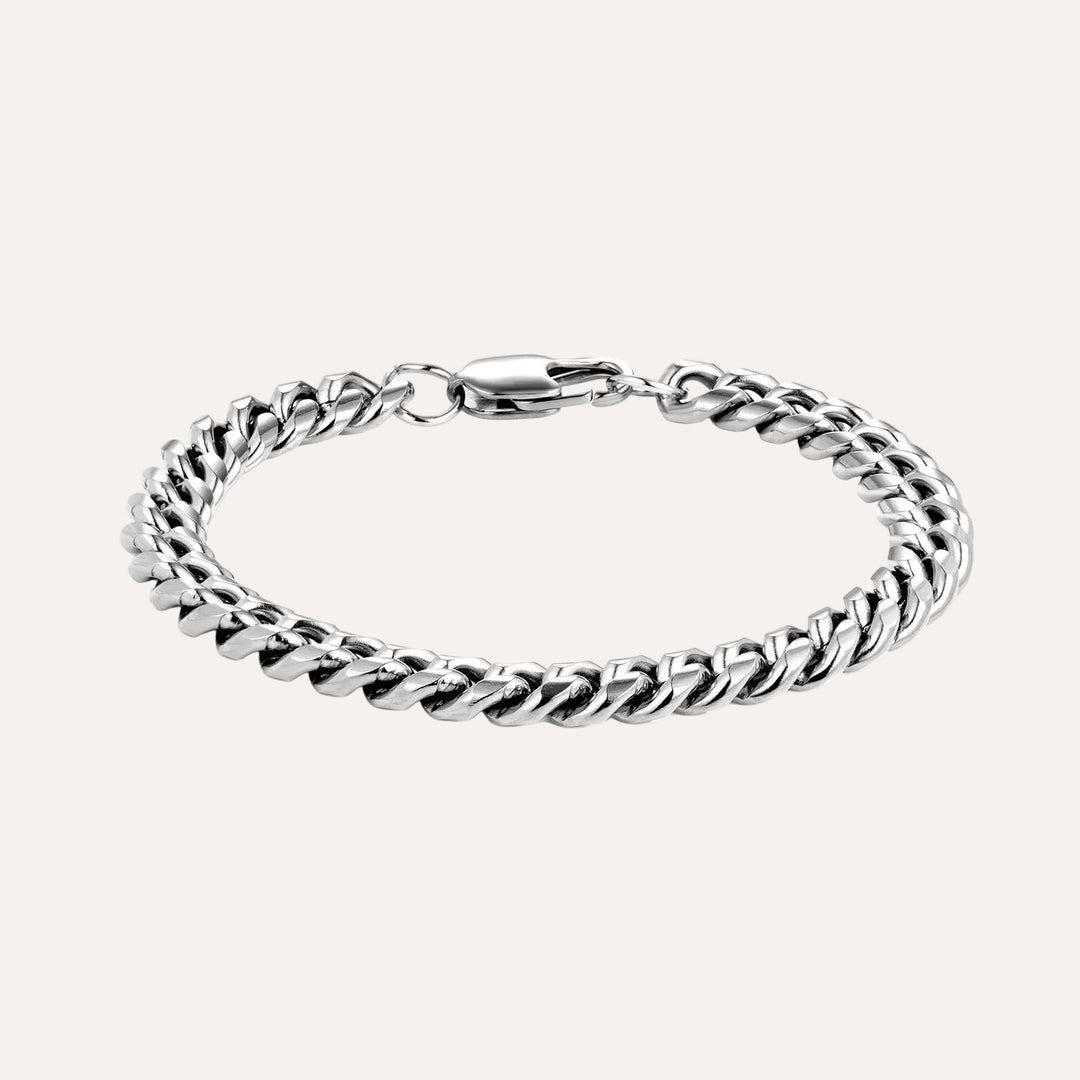 Cuban Link Chain Bracelet | Chunky Men's Jewelry | Soria Jewelry