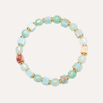 Load image into Gallery viewer, Beaded Bracelet for women | Natural Stone and Elastic Rope Design | Beaded Bracelet for women | Natural Stone and Elastic Rope Design | Soria Jewelry
