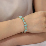 Load image into Gallery viewer, Beaded Bracelet for women | Natural Stone and Elastic Rope Design | Beaded Bracelet for women | Natural Stone and Elastic Rope Design | Soria Jewelry
