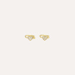 Load image into Gallery viewer, Heart Clip on Earrings for Women | Cute Dainty No Piercing Jewelry | Soria Jewelry
