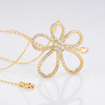 Load image into Gallery viewer, Dainty Flower Necklace with Gold Tone for Women | Soria Jewelry
