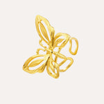 Load image into Gallery viewer, Gold Butterfly Ring for Women | Fashion Dainty Jewelry | Soria Jewelry
