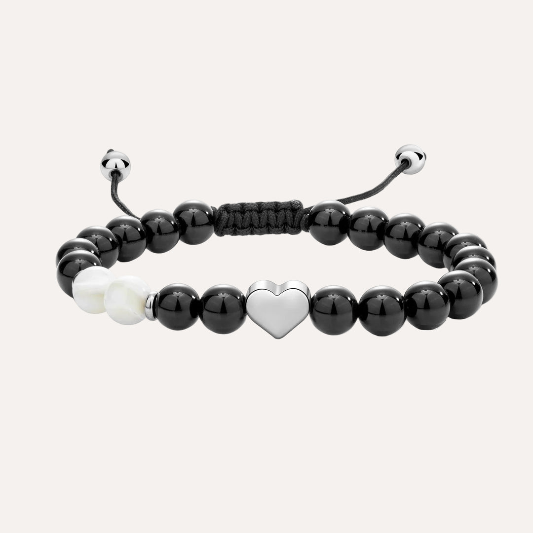 Heart Beaded Bracelet | Fashion Adjustable Jewelry | Soria Jewelry