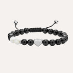 Load image into Gallery viewer, Heart Beaded Bracelet | Fashion Adjustable Jewelry | Soria Jewelry

