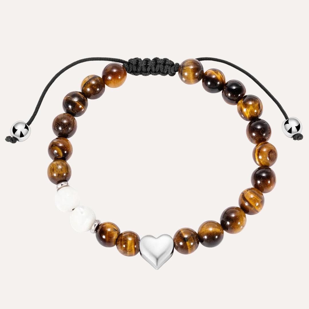 Heart Beaded Bracelet | Fashion Adjustable Jewelry | Soria Jewelry