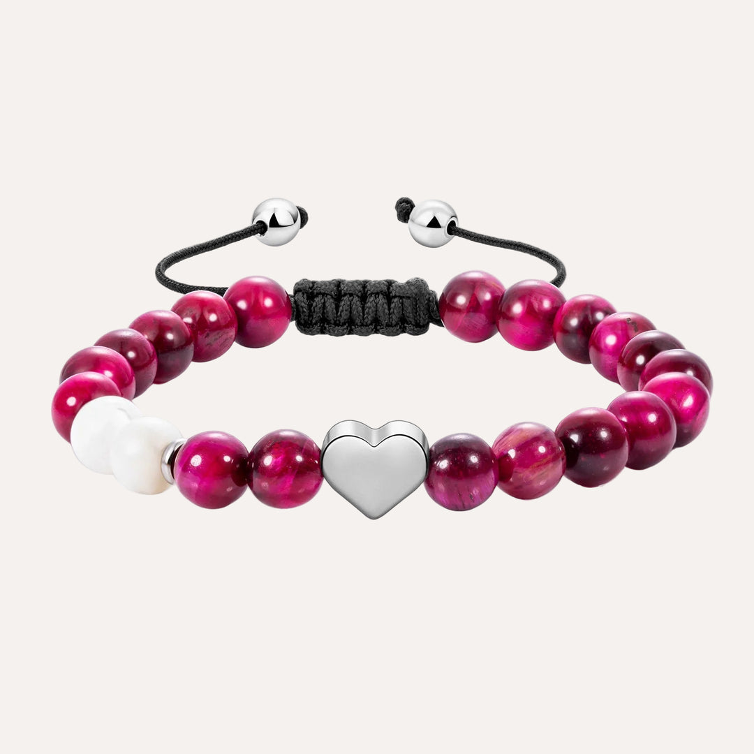 Heart Beaded Bracelet | Fashion Adjustable Jewelry | Soria Jewelry