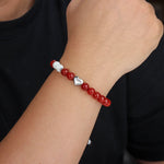 Load image into Gallery viewer, Heart Beaded Bracelet | Fashion Adjustable Jewelry | Soria Jewelry
