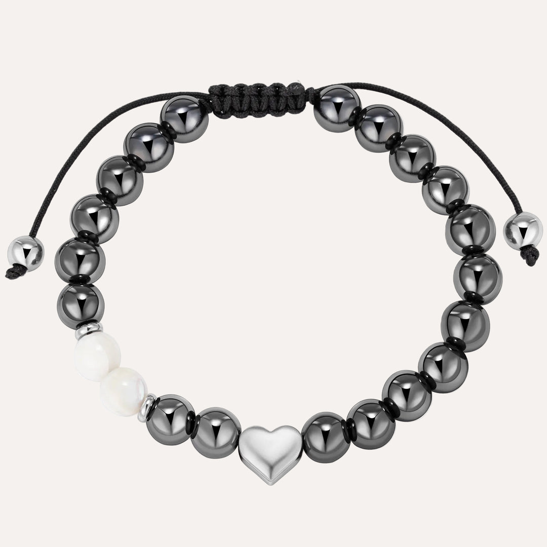 Heart Beaded Bracelet | Fashion Adjustable Jewelry | Soria Jewelry