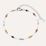 Load image into Gallery viewer, Beaded Bracelet for Women | Fashion Silver Chain and Adjustable Design | Soria Jewelry
