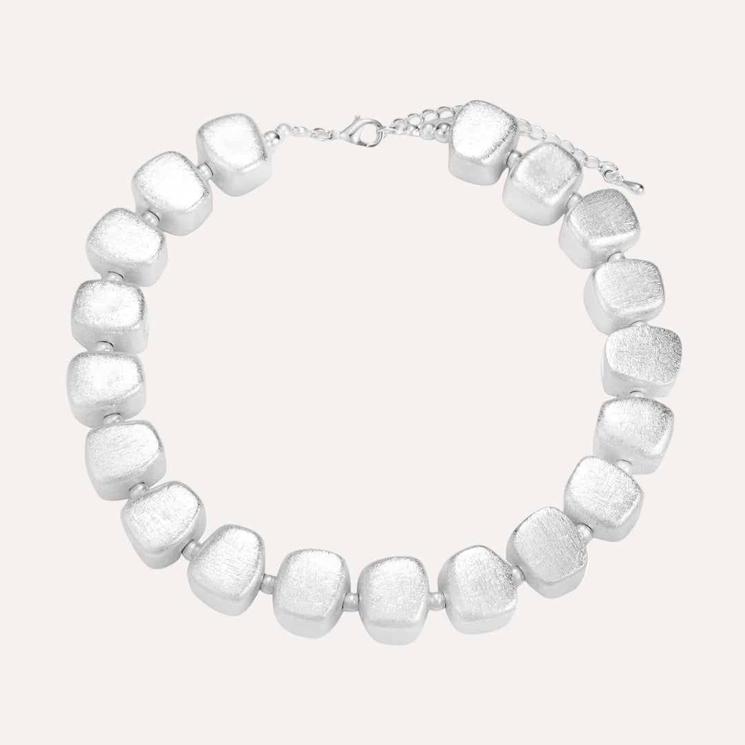 Chunky Square Necklace Bracelet Set for Women | Soria Jewelry