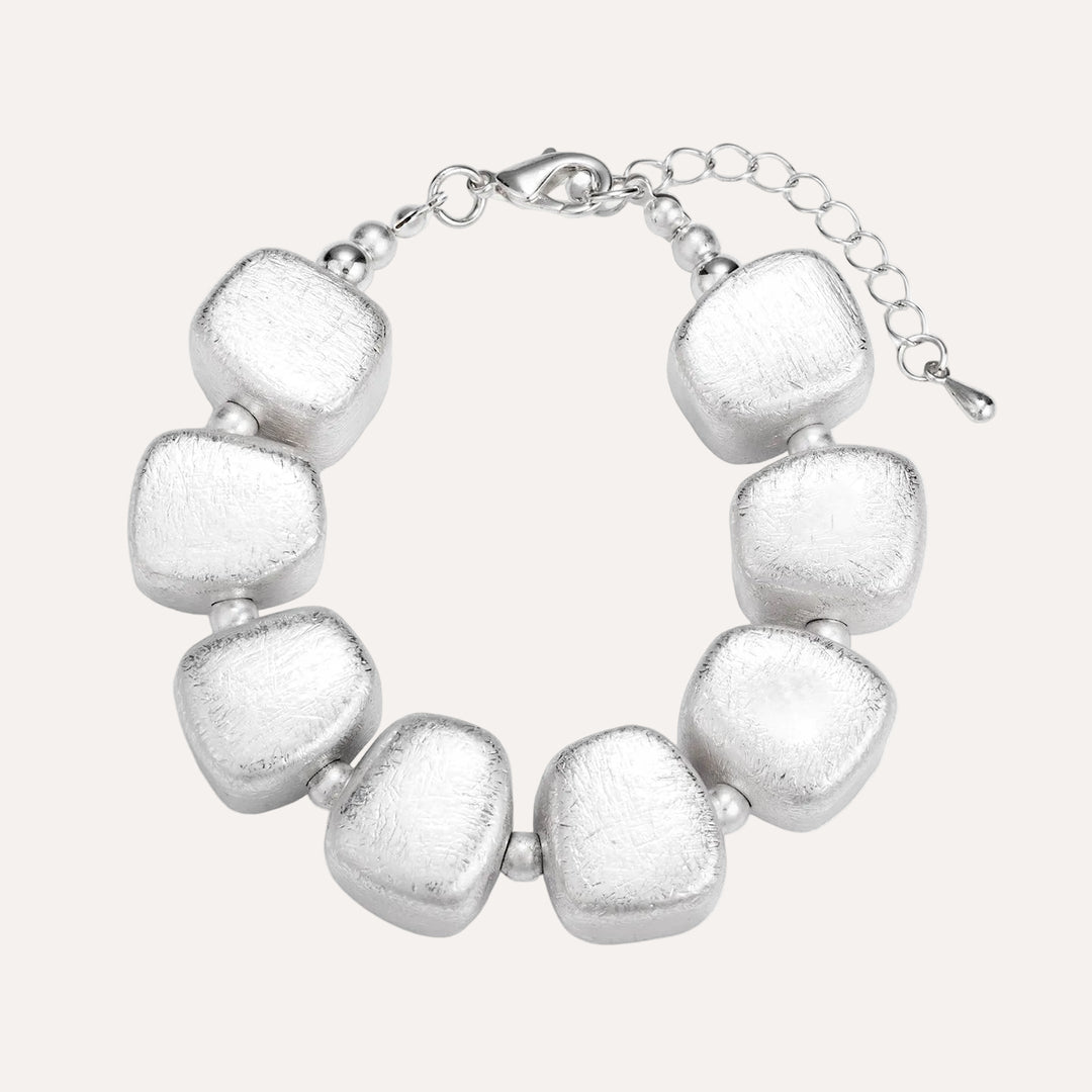 Chunky Square Necklace Bracelet Set for Women | Soria Jewelry