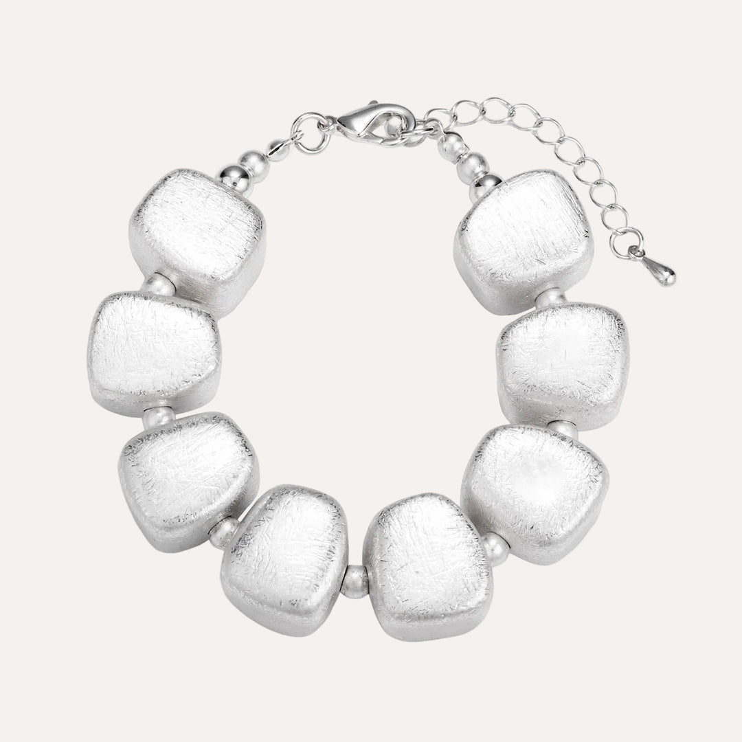 Chunky Square Necklace Bracelet Set for Women | Soria Jewelry