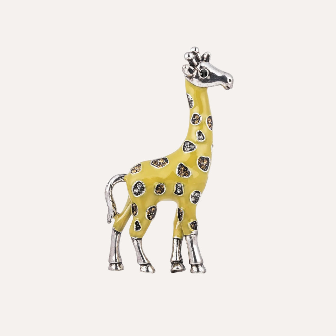 Giraffe Brooch for Women | Fashion Cute Animal Pin | Soria Jewelry