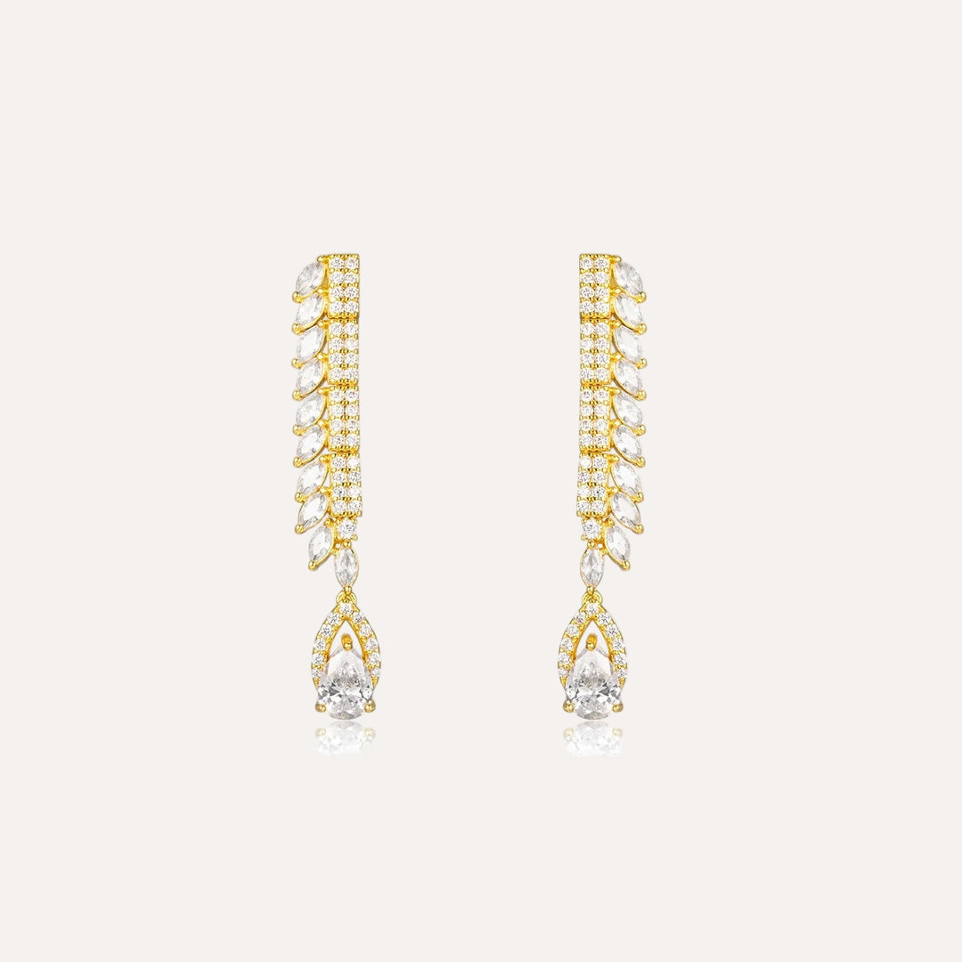 Crystal Necklace Earrings Set for Women | Fashion Dainty Jewelry | Soria Jewelry