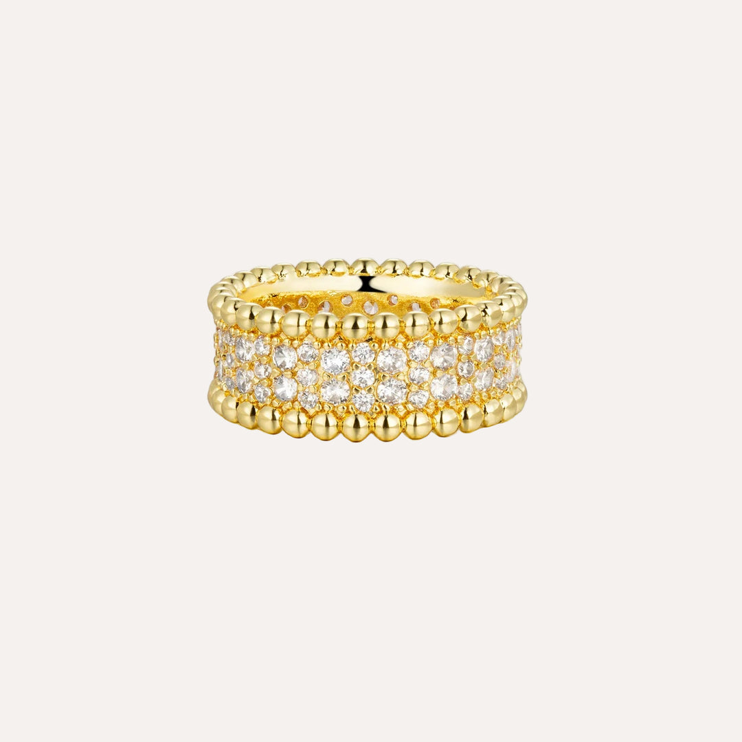 Gold Ring for Women | Fashion Eternity Ring | Soria Jewelry
