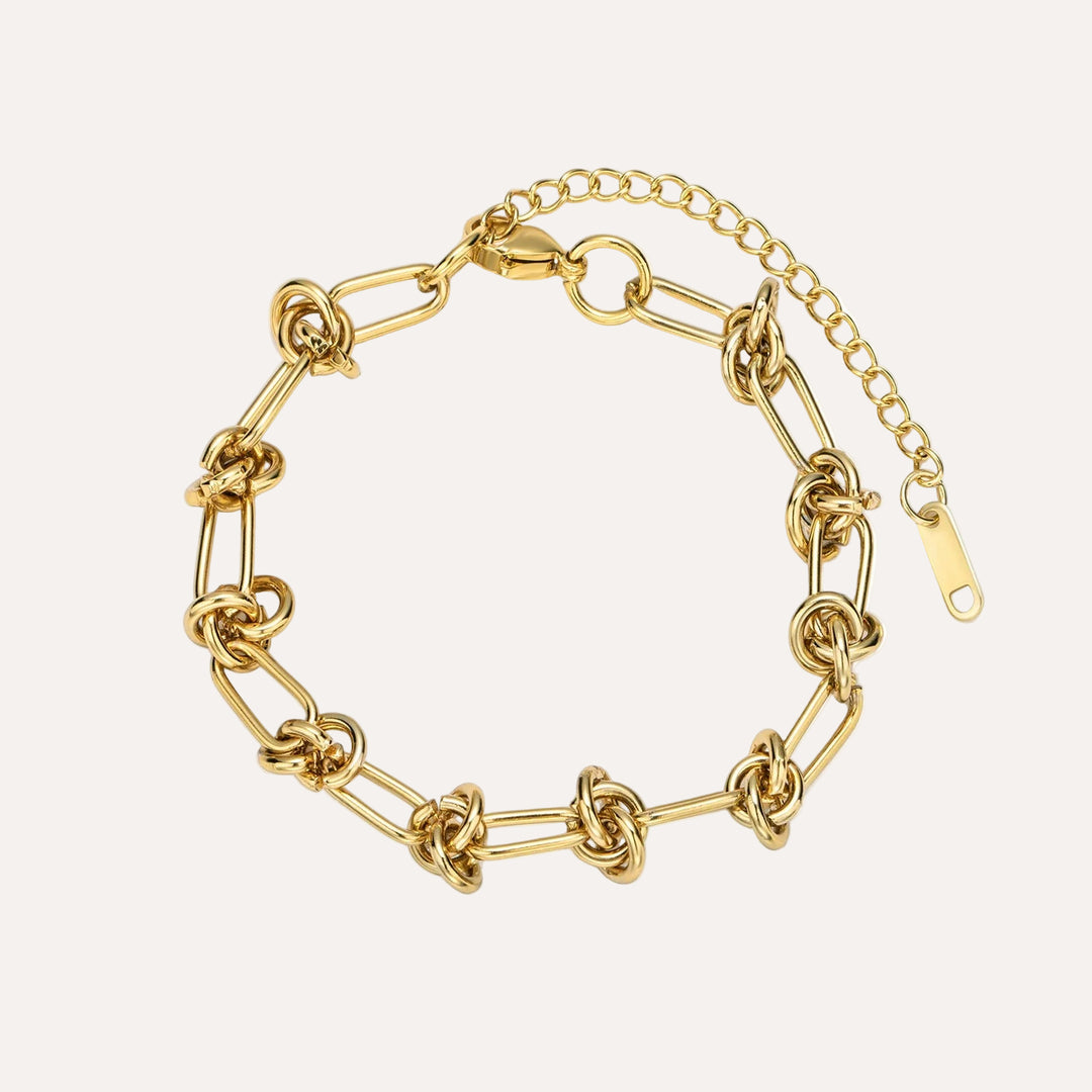 Chain Link Bracelet for Women | Fashion Knot Design | Soria Jewelry