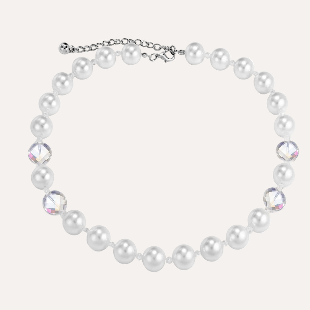 Pearl Necklace Earrings Set | Fashion Jewelry Gift for Women | Soria Jewelry