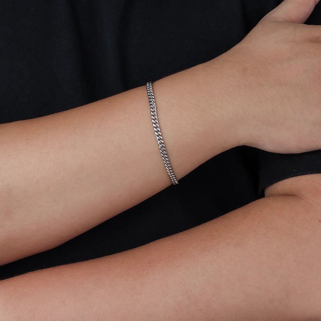 Cuban Link Chain Bracelet | Fashion Simple Men's Jewelry | Soria Jewelry