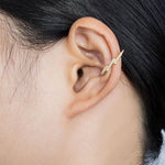 Load image into Gallery viewer, Gold Ear Cuffs Earrings for Women | Fashion Unique Jewelry | Soria Jewelry
