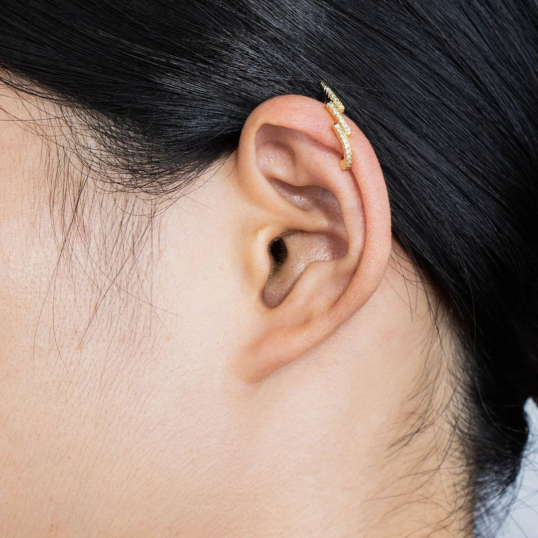 Gold Ear Cuffs Earrings for Women | Fashion Unique Jewelry | Soria Jewelry