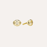 Load image into Gallery viewer, Gold Ear Cuffs with Sparkling Zircon Design for Women | Soria Jewelry
