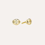 Load image into Gallery viewer, Gold Ear Cuffs with Sparkling Zircon Design for Women | Soria Jewelry
