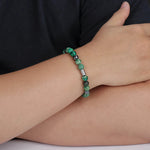 Load image into Gallery viewer, Vintage Beaded Bracelet for Men | Natural Hematite Stone Design | Soria Jewelry
