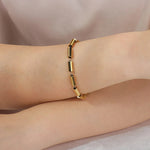 Load image into Gallery viewer, Gold Bracelets for Women | Hip Hop Punk Adjustable Chain Bracelet | Soria Jewelry
